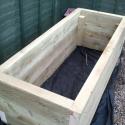 3. first raised planter finished