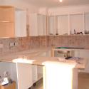 2. units fitted and tiling completed