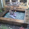 6. finished pond ready to be filled