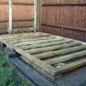1. constructing the shed base