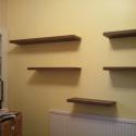 8 floating shelves
