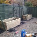 5. both raised planters finished construction